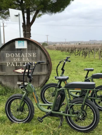 Sustainable wine tasting by bike